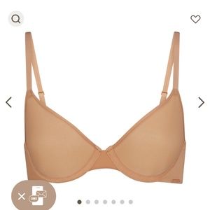 SKIMS WEIGHTLESS DEMI BRA - OCHRE